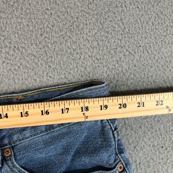 Levis 550 Shorts Mens 40 Blue Wash Jean Relaxed Fit Denim Classic Baggy Dad‎ - Picture 7 of 9